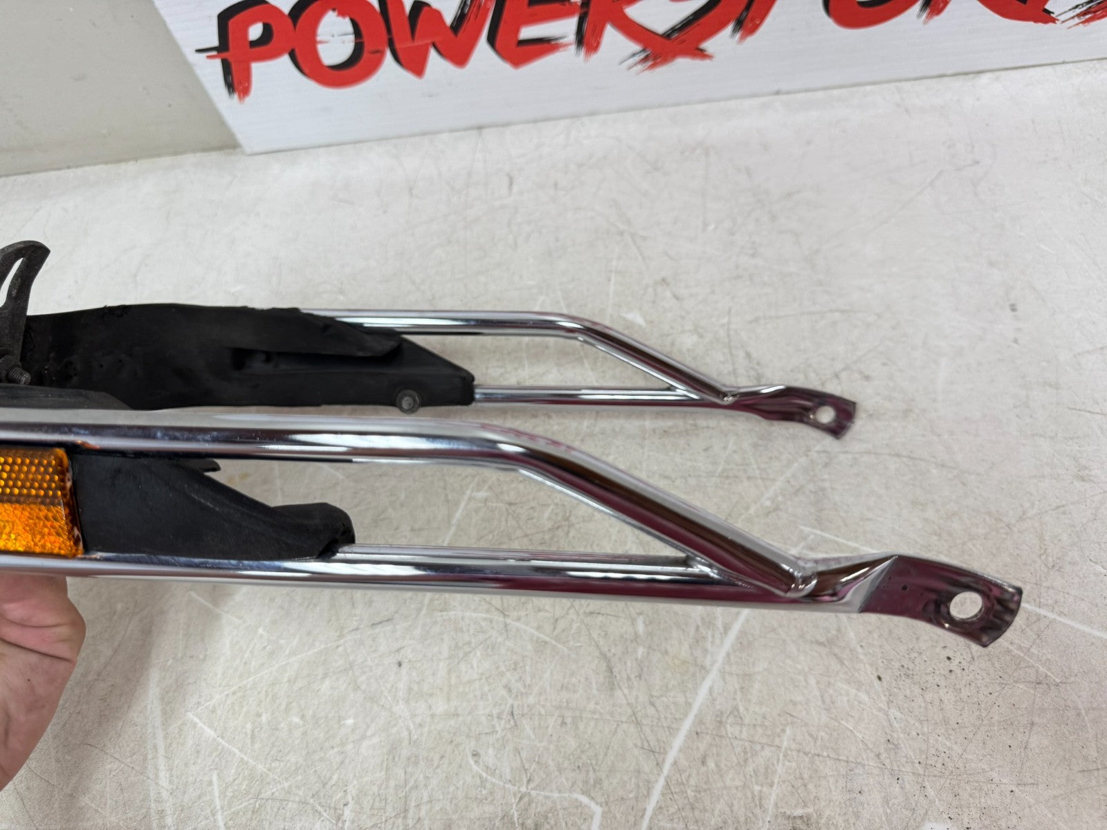 2003 HARLEY ELECTRA GLIDE Front Fender Bumper Trim Rail Guard w/ Reflector