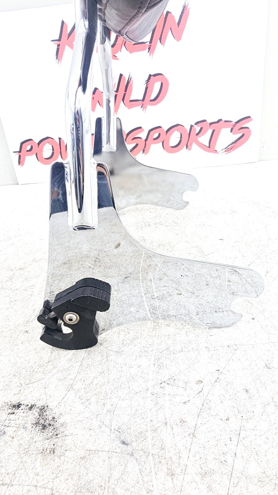 1998 HARLEY FLH ROADKING Quick Release Sissy Bar Passenger Backrest Pad