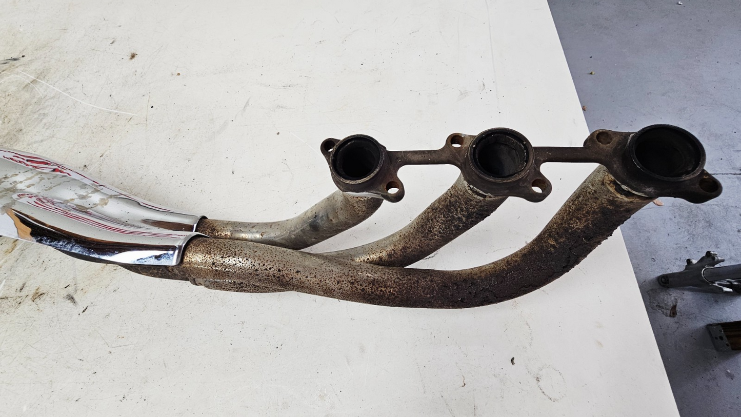 2000 HONDA VALKYRIE INTERSTATE Exhaust Header Muffler Pipe System Chrome