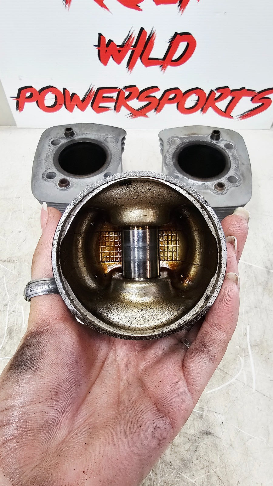 2001 Harley Davidson Sportster 883 Engine Motor Cylinders Jugs Piston top end