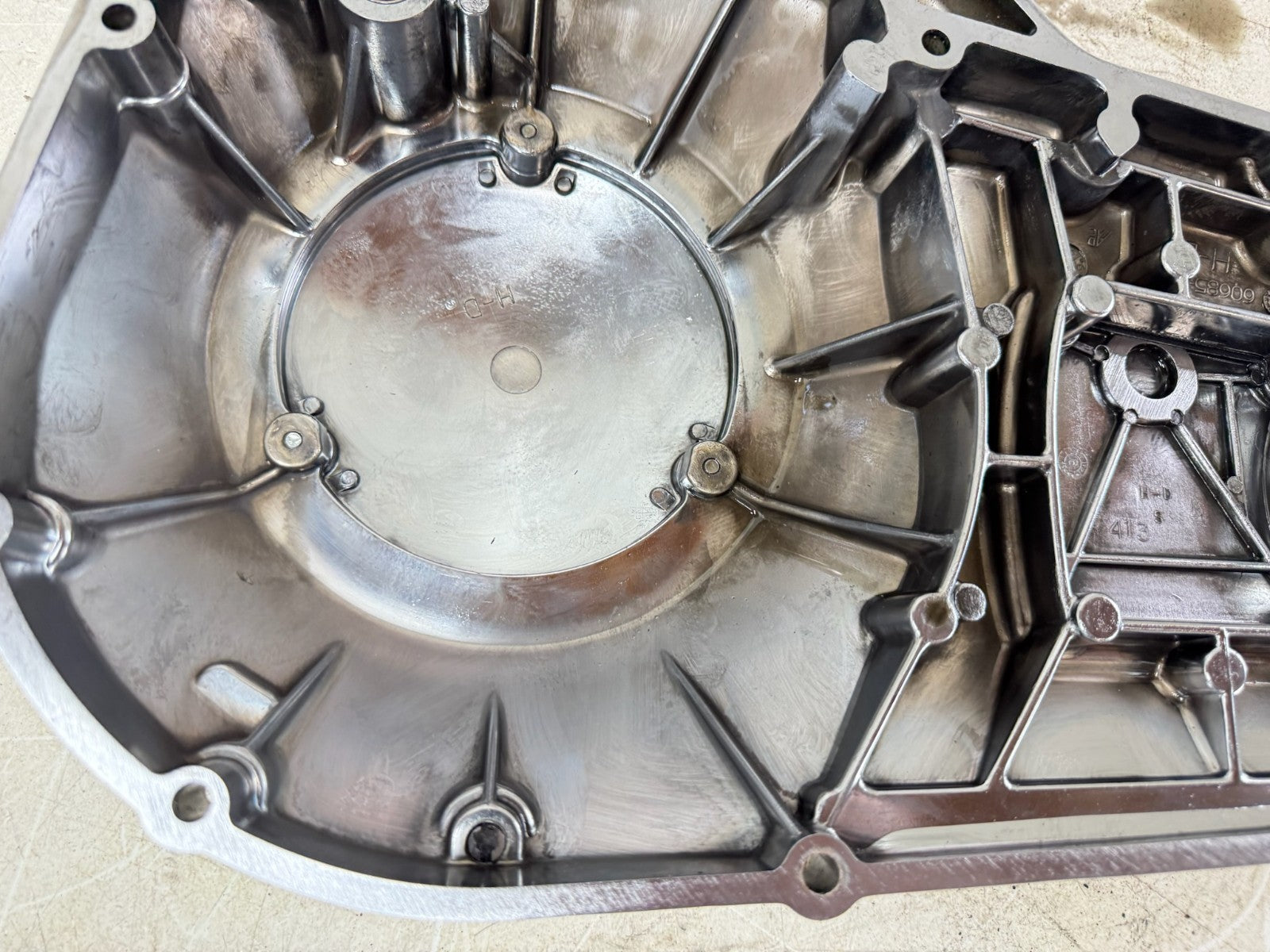 1995 HARLEY FLH ELECTRA GLIDE Outer Primary Clutch Cover Housing Live To Ride