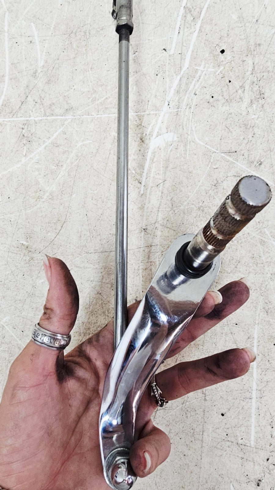 2002 HARLEY SOFTAIL Heal Toe Shifter Shift Lever Linkage