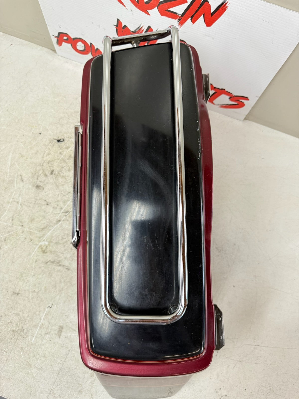 1995 HARLEY FLH ELECTRA GLIDE Saddlebag Housing Left w/ Lid 30th Anniversay