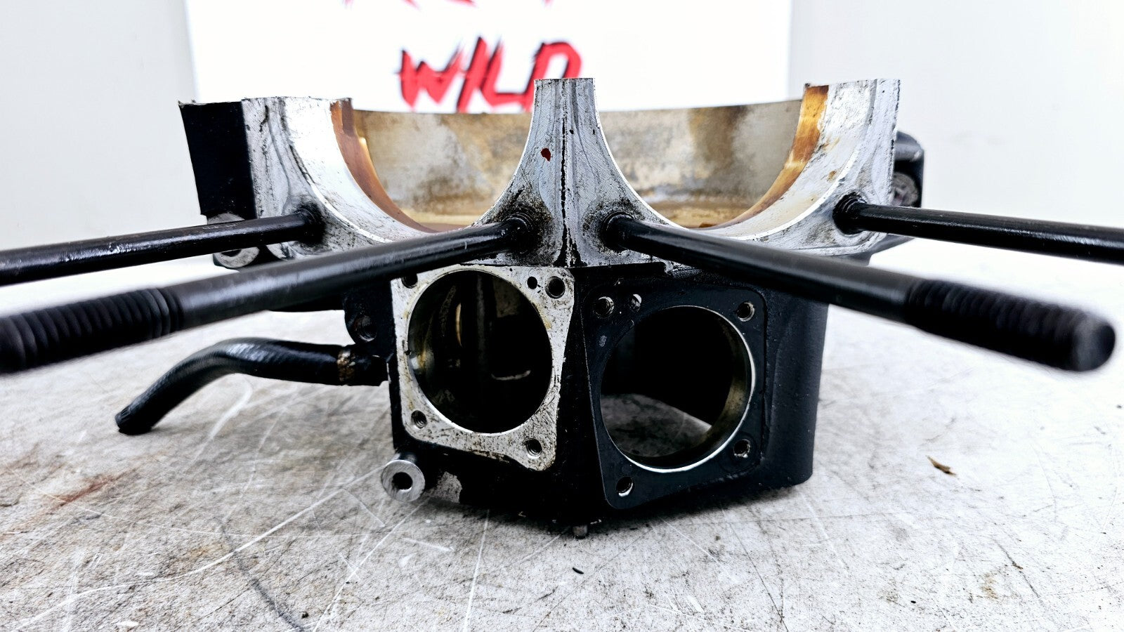1995 HARLEY DYNA CONVERTIBLE Engine Motor Cases Crankcase Matching Set