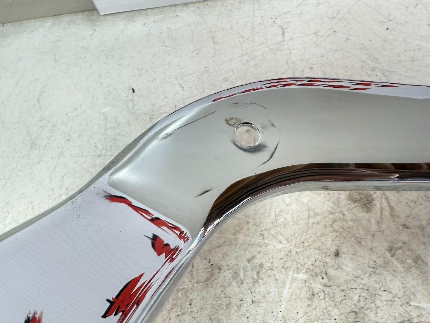 1997 HARLEY DAVIDSON SOFTAIL Chrome Rear Fender Frame Strut Arm Bars