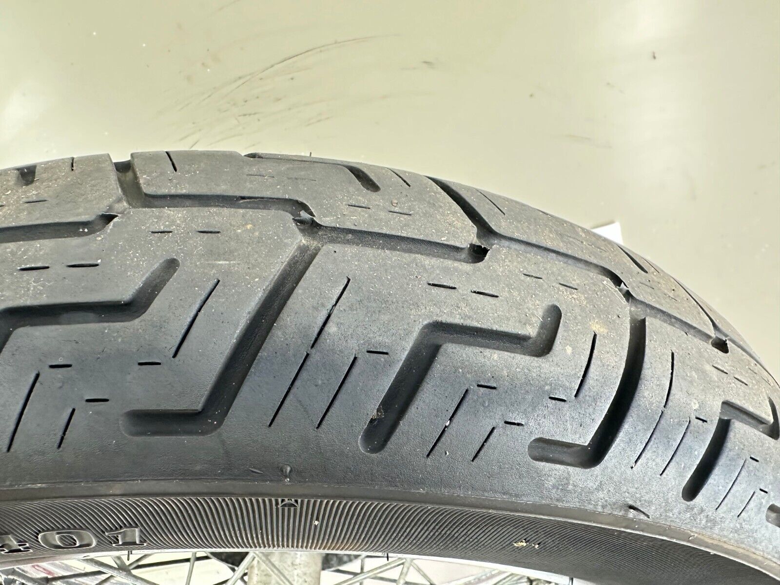 2003 Harley Davidson Sportster 16" Rear Wheel Rim Nice Dunlop D401 Tire