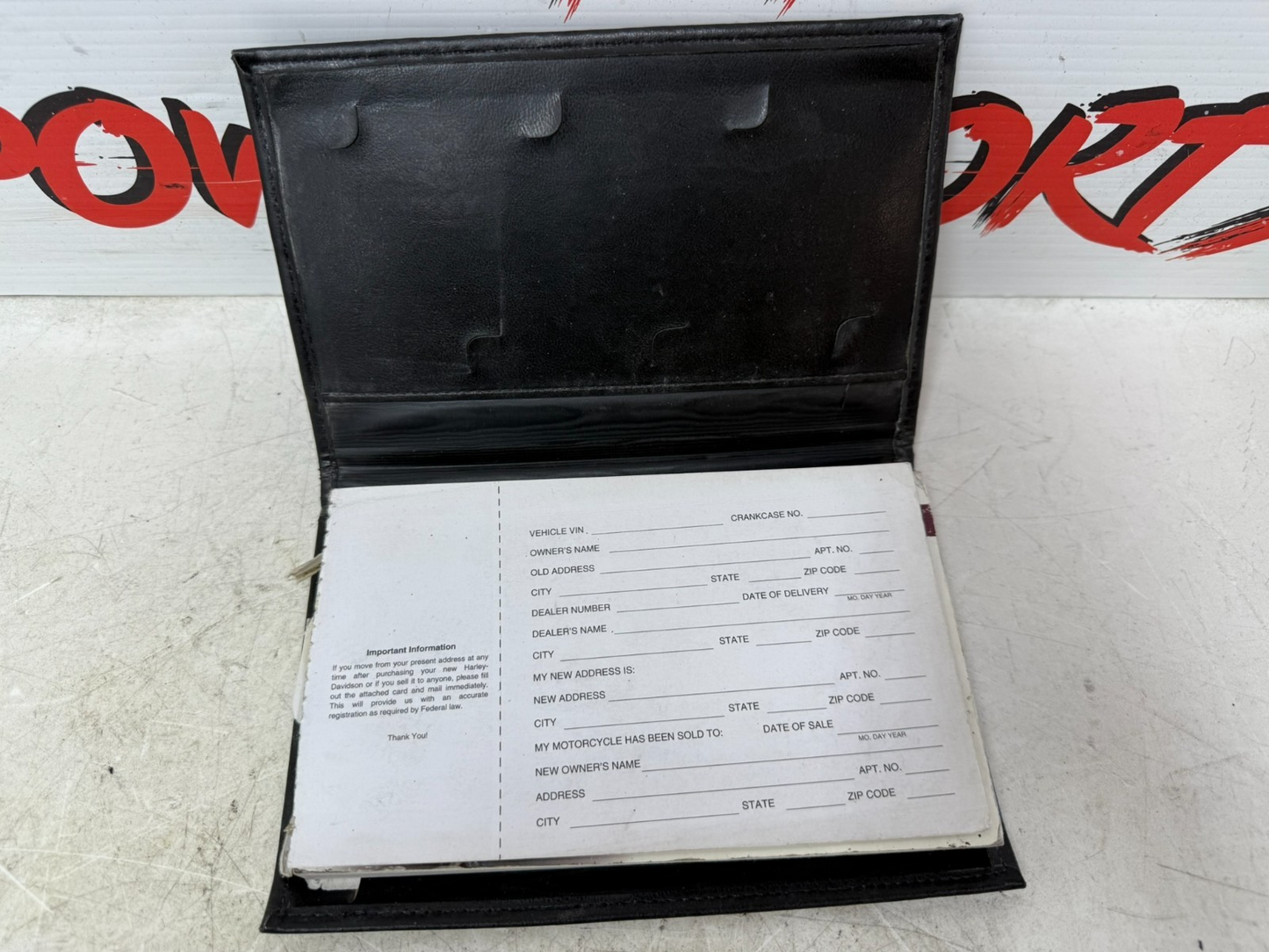 2003 HARLEY ELECTRA GLIDE Owner's Manual Touring Models Booklet w/ Case Cover