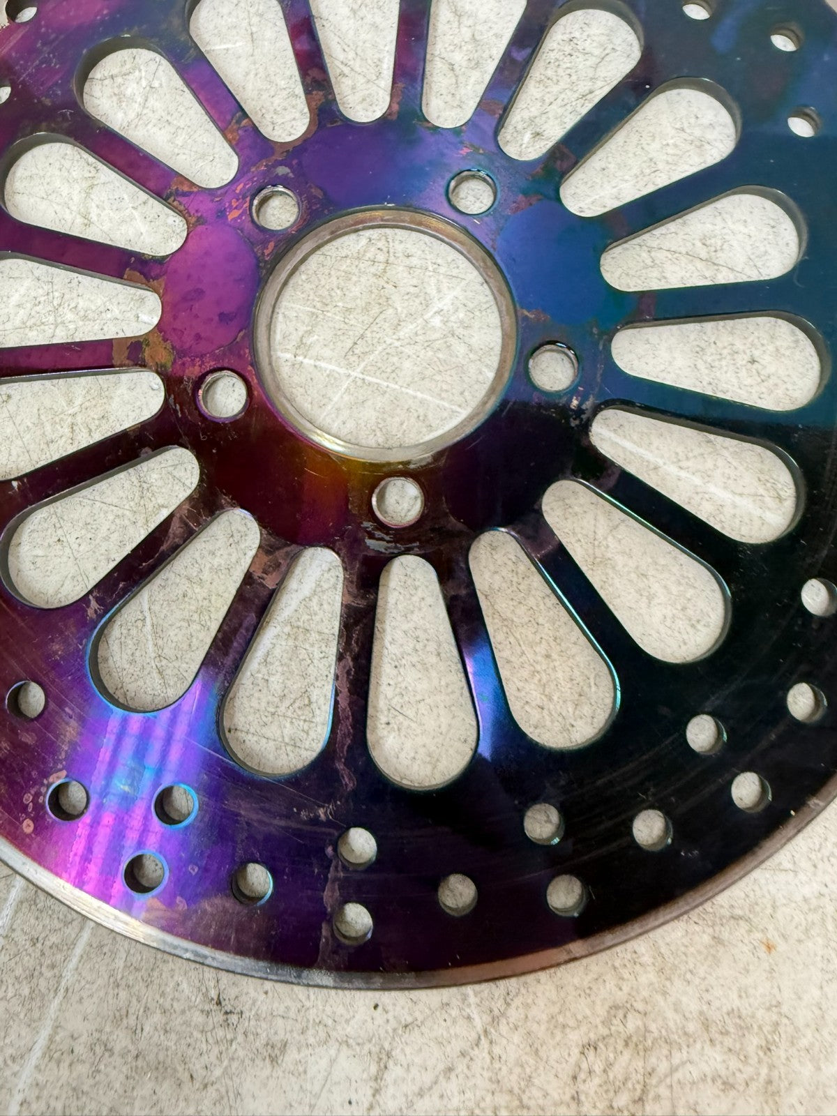 1997 HARLEY DAVIDSON SOFTAIL Front Brake Disc Rotor 11.5in OEM Chrome
