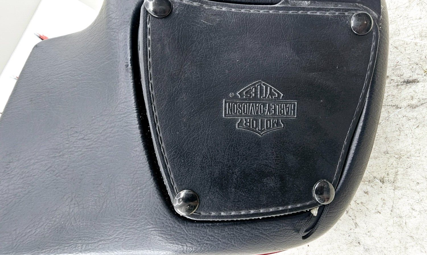 1998 HARLEY FLH ELECTRA GLIDE Left Lower Leg Fairing Cowl Panel RED BLACK OEM HD