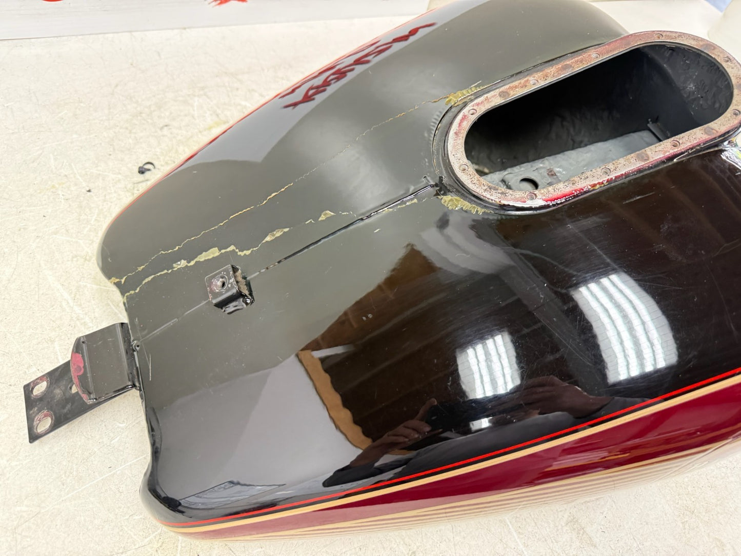 1995 HARLEY FLH ELECTRA GLIDE Fuel Gas Tank EFI Fuel Injected 30th Anniversary