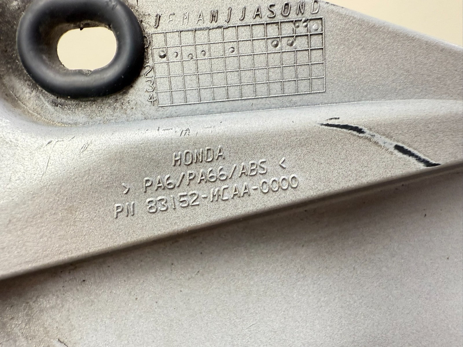 2002 Honda Goldwing GL1800 Front Dash Gas Tank Stereo Radio Fairing Cover Cowl 