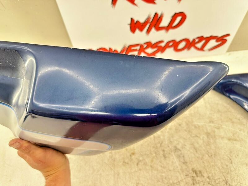1999 HARLEY FLH ELECTRA GLIDE OEM HD Right Left Side Cover Cobalt Blue Diamond