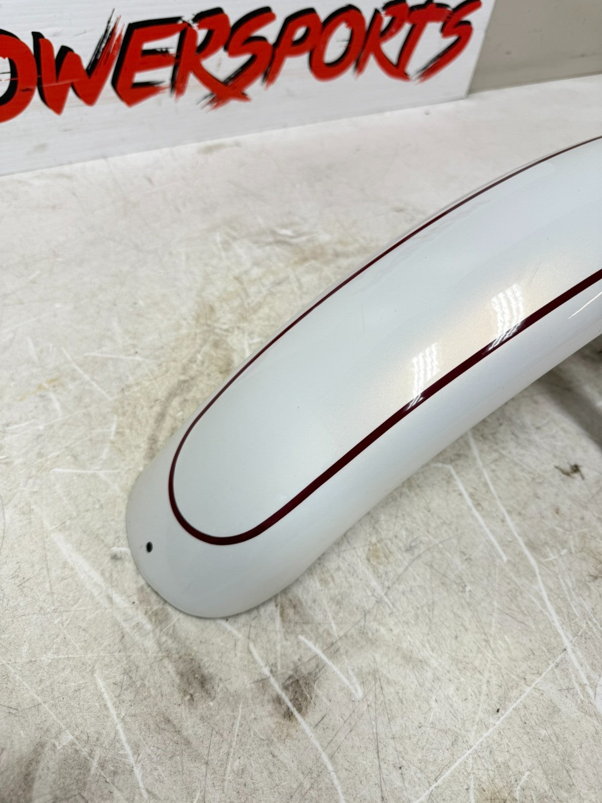 2003 HARLEY DYNA WIDE GLIDE Front Fender Pearl White 100th Anniversary