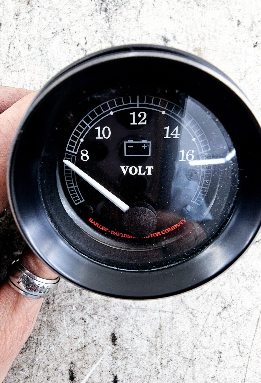 1998 HARLEY FLH ELECTRA GLIDE Volt Meter Gauge 67352-96