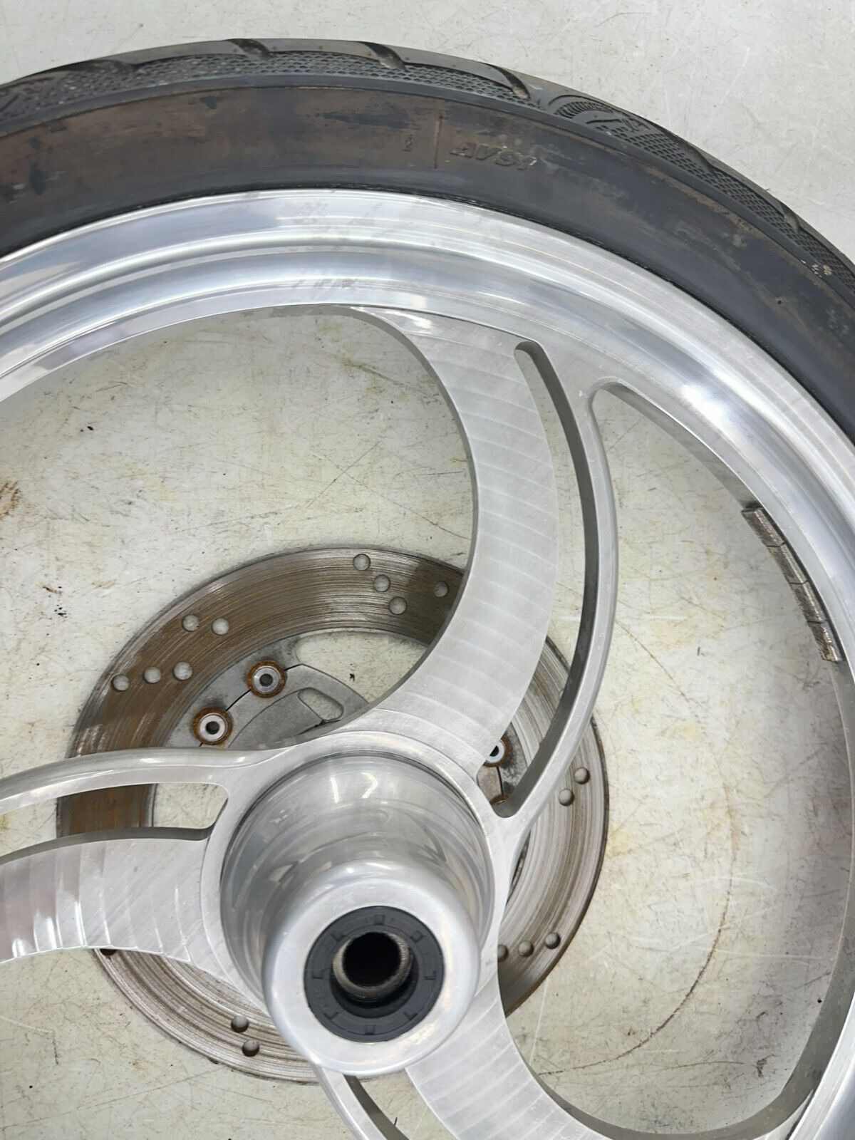 1999 HARLEY SOFTAIL 21" Front Wheel Rim Tire Mag 3 Spoke