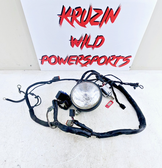 2001 Harley Davidson Sportster Headlight Wiring Harness + Ignition Switch w/ Key