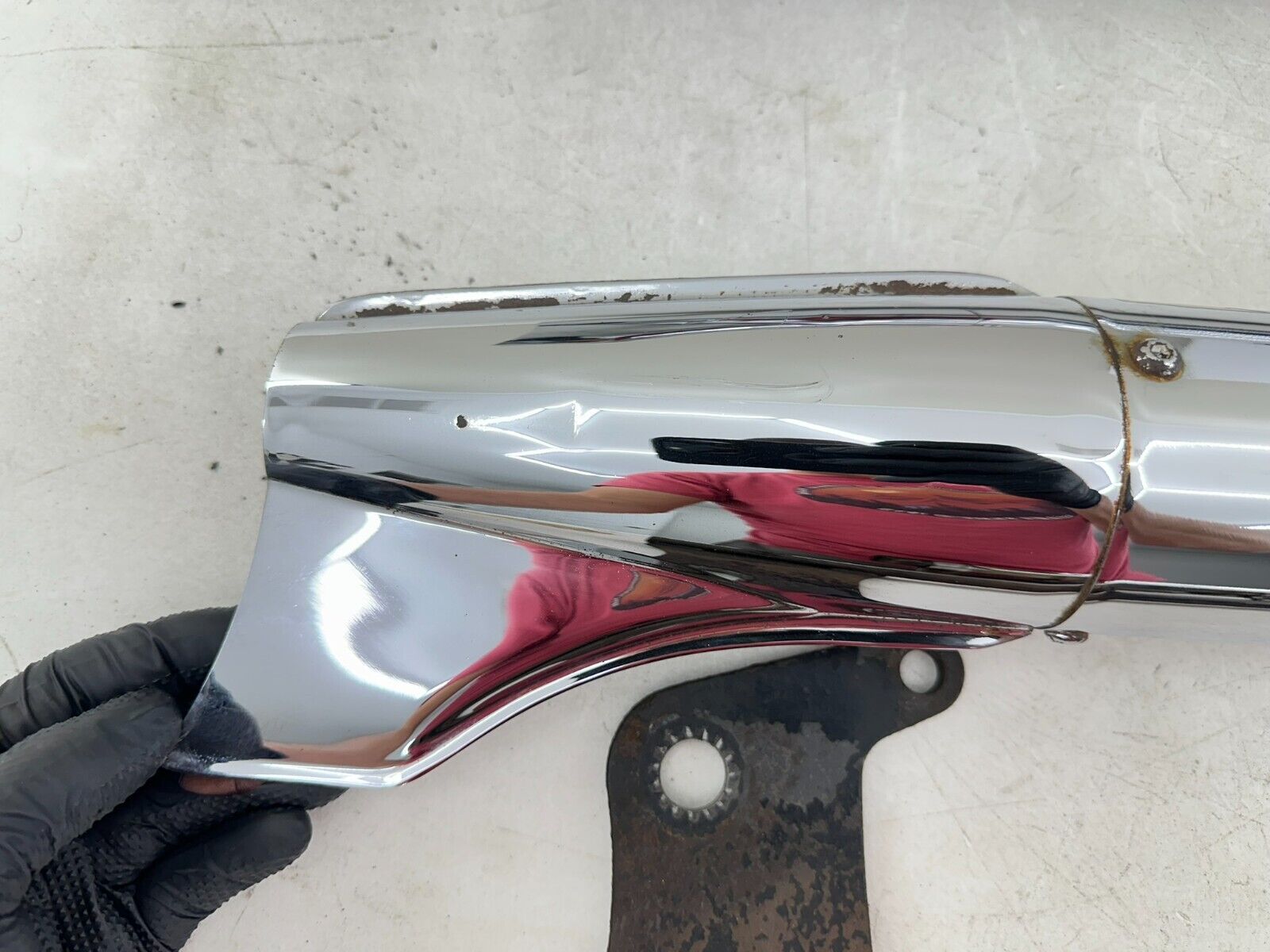 1995 HARLEY SOFTAIL Chrome Fish Tail Dual Exhaust System Header Muffler