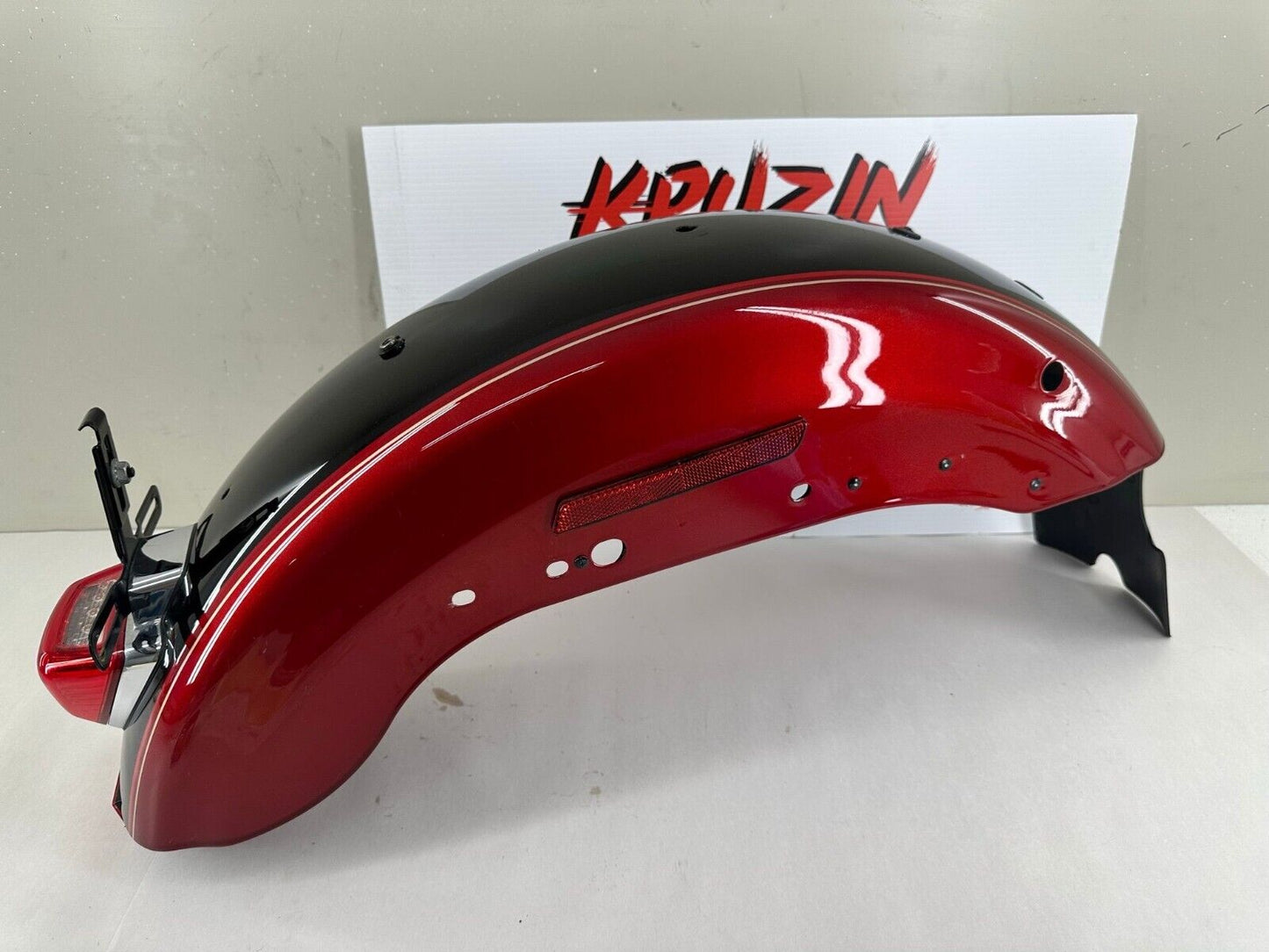 2012 HARLEY SPORTSTER CUSTOM Rear Fender With Brake Light 4K Miles