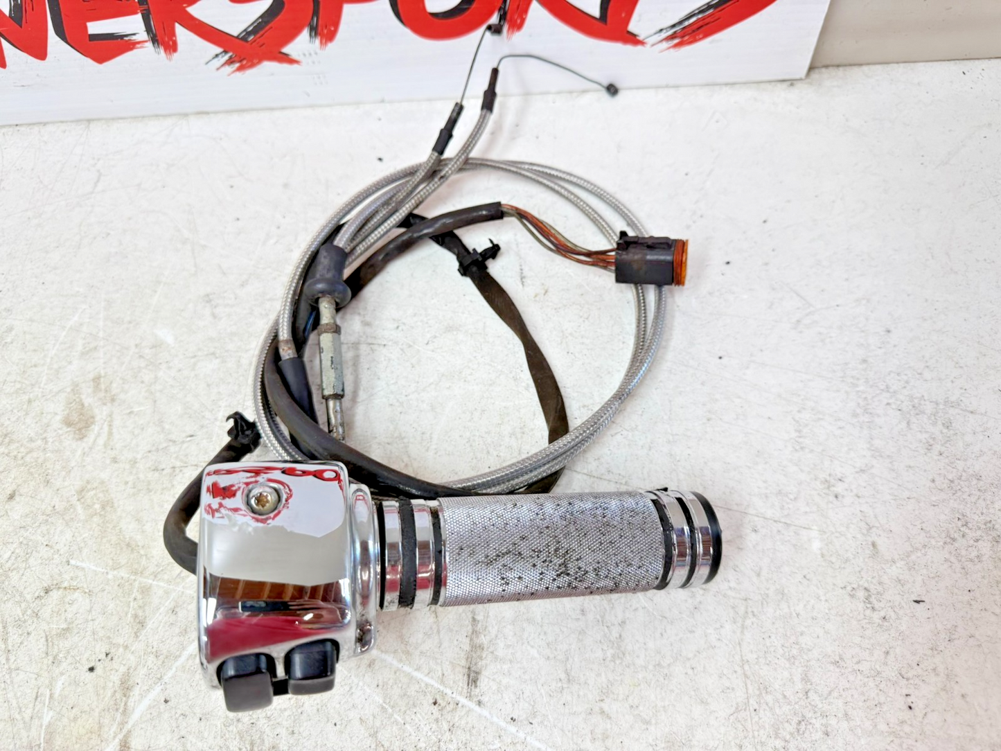 1997 HARLEY DAVIDSON SOFTAIL Chrome Left Right Hand Controls Switch Housing