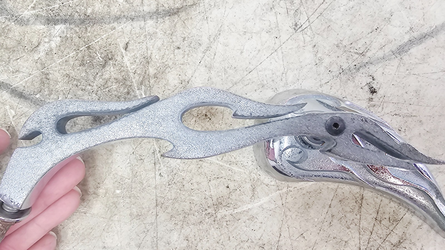 2003 HARLEY SOFTAIL DEUCE Chrome Teardrop Rearview Side Mirrors