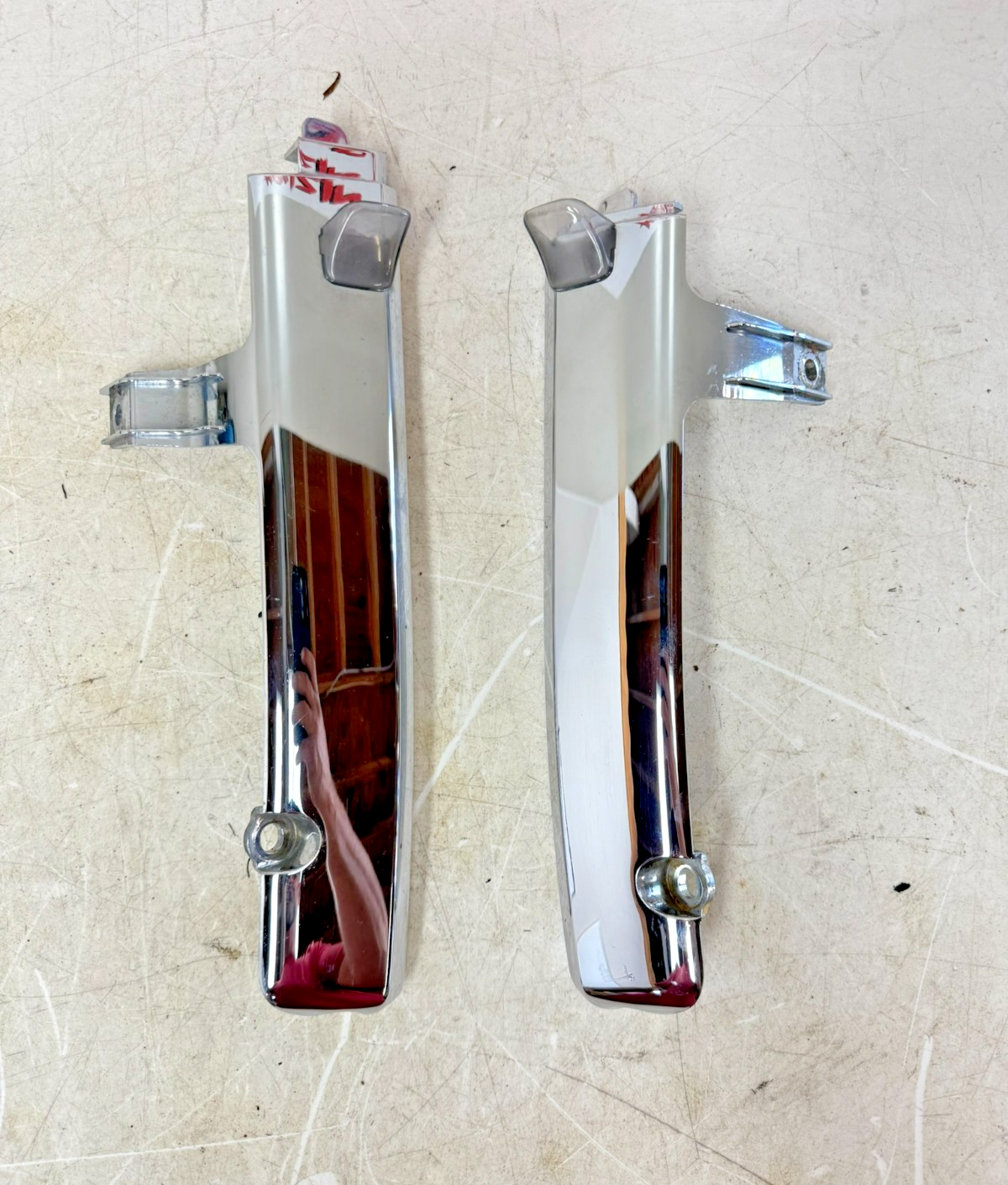 2002 Honda Goldwing GL1800 Engine Fuel Injector Head Cover Right Left Chrome