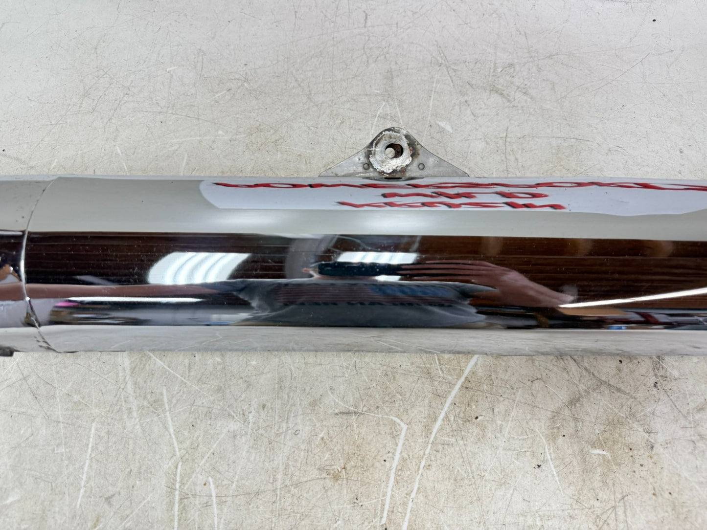 2002 Honda Goldwing GL1800 Left Exhaust Pipe Muffler Slip On Can Silencer