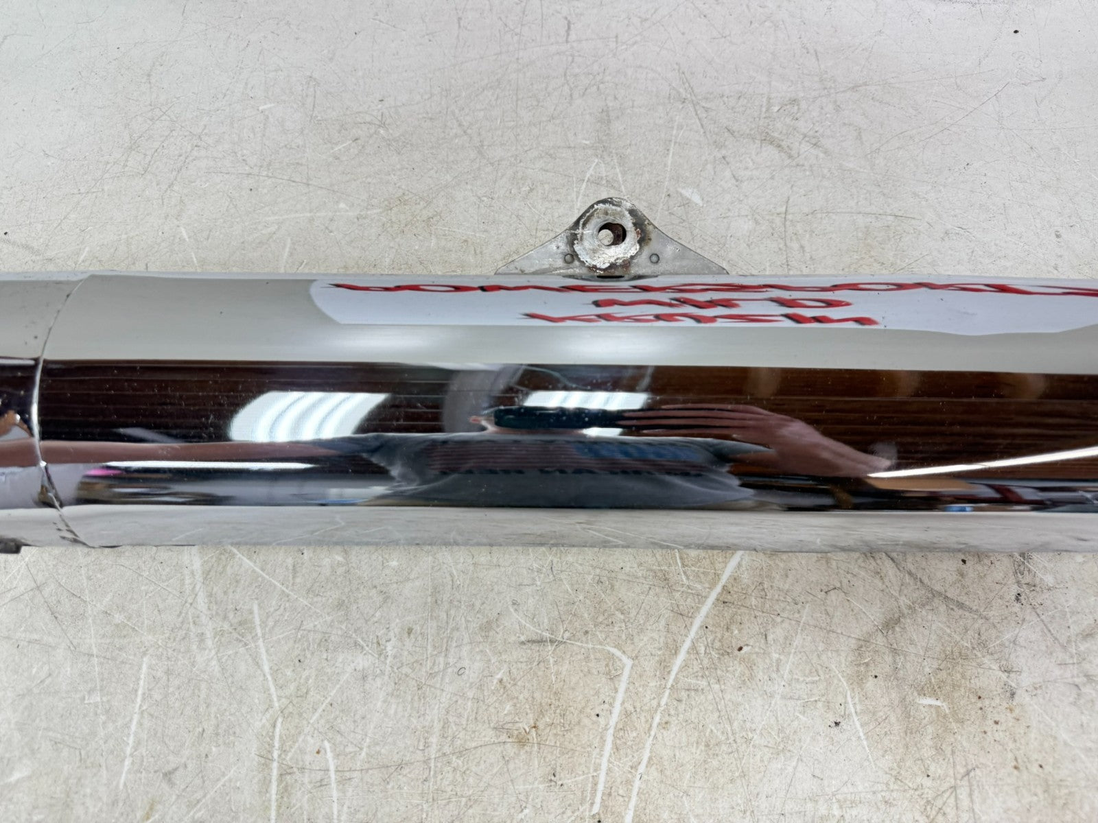 2002 Honda Goldwing GL1800 Left Exhaust Pipe Muffler Slip On Can Silencer