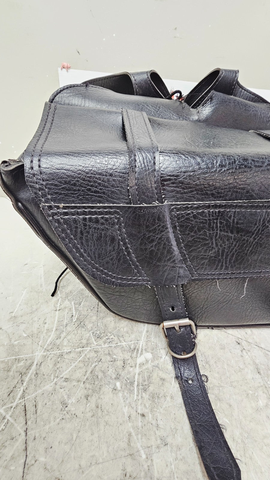 1990 Harley FXR FXRT FXRD FXRS FXLR FXRC Leather Saddlebags Throw Over
