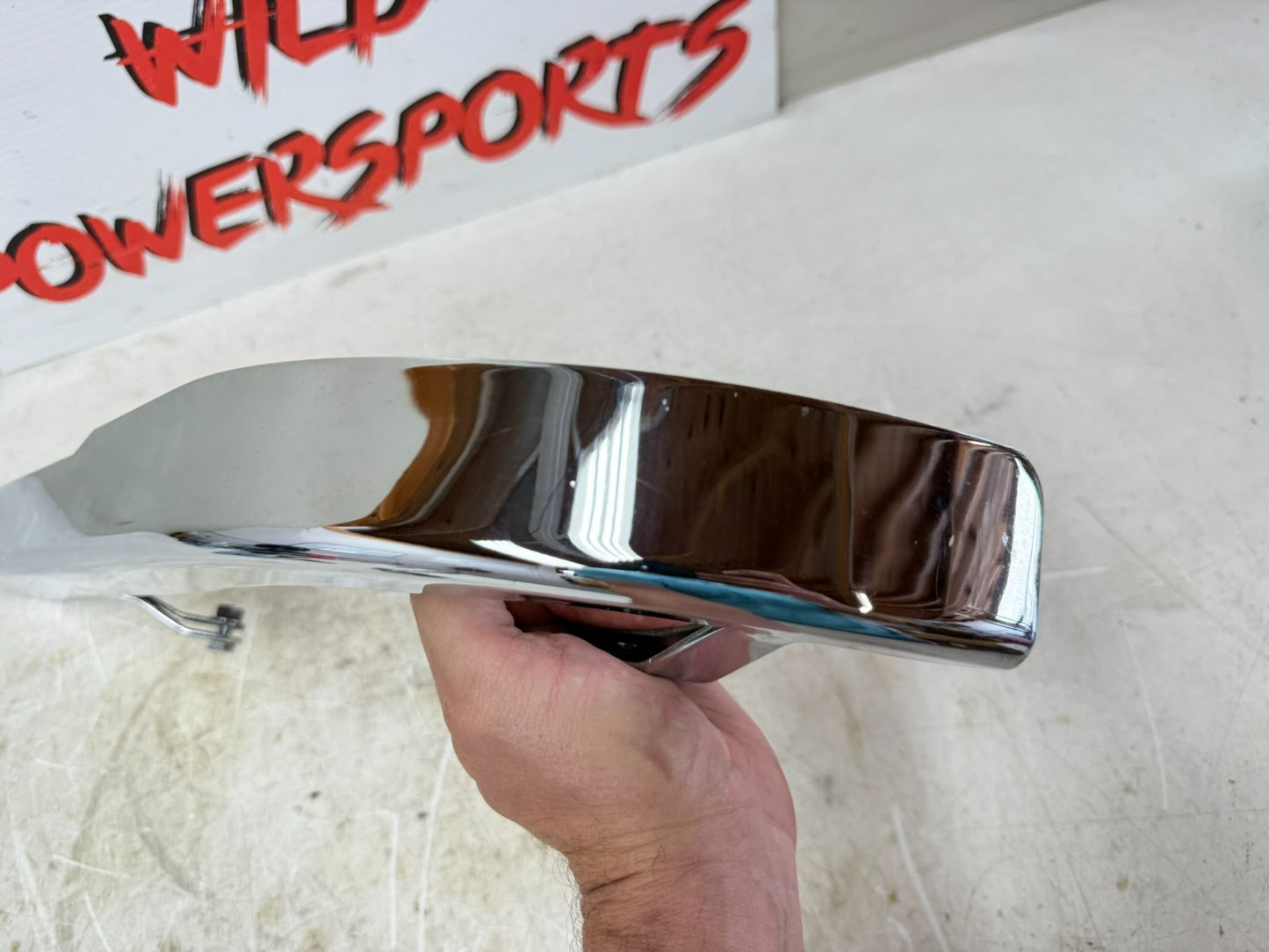 2003 HARLEY DYNA WIDE GLIDE Chrome Upper Belt Guard Cover