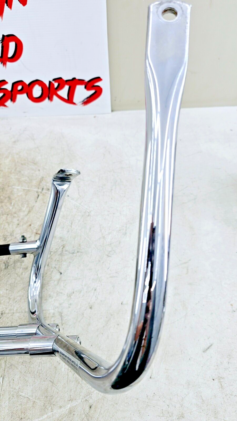 1998 HARLEY FLH ELECTRA GLIDE Chrome Right Saddlebag Guard Bumper Surround Bars