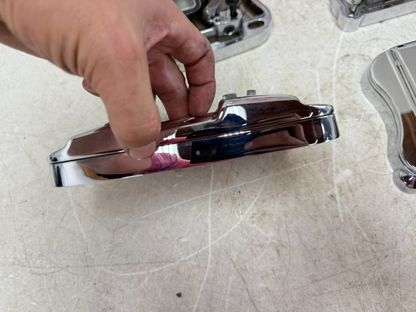 2003 Harley Davidson Sportster Rocker Box Valve Chrome Cover