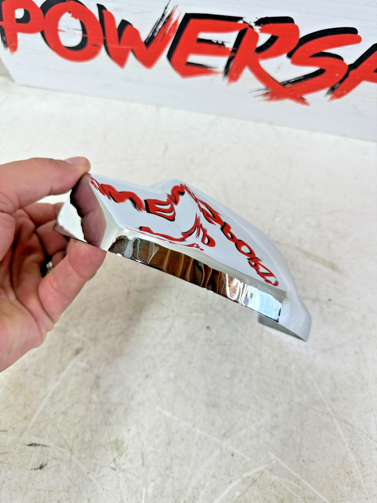 1997 Harley Davidson Sportster Headlight Mount Bracket Chrome Cover