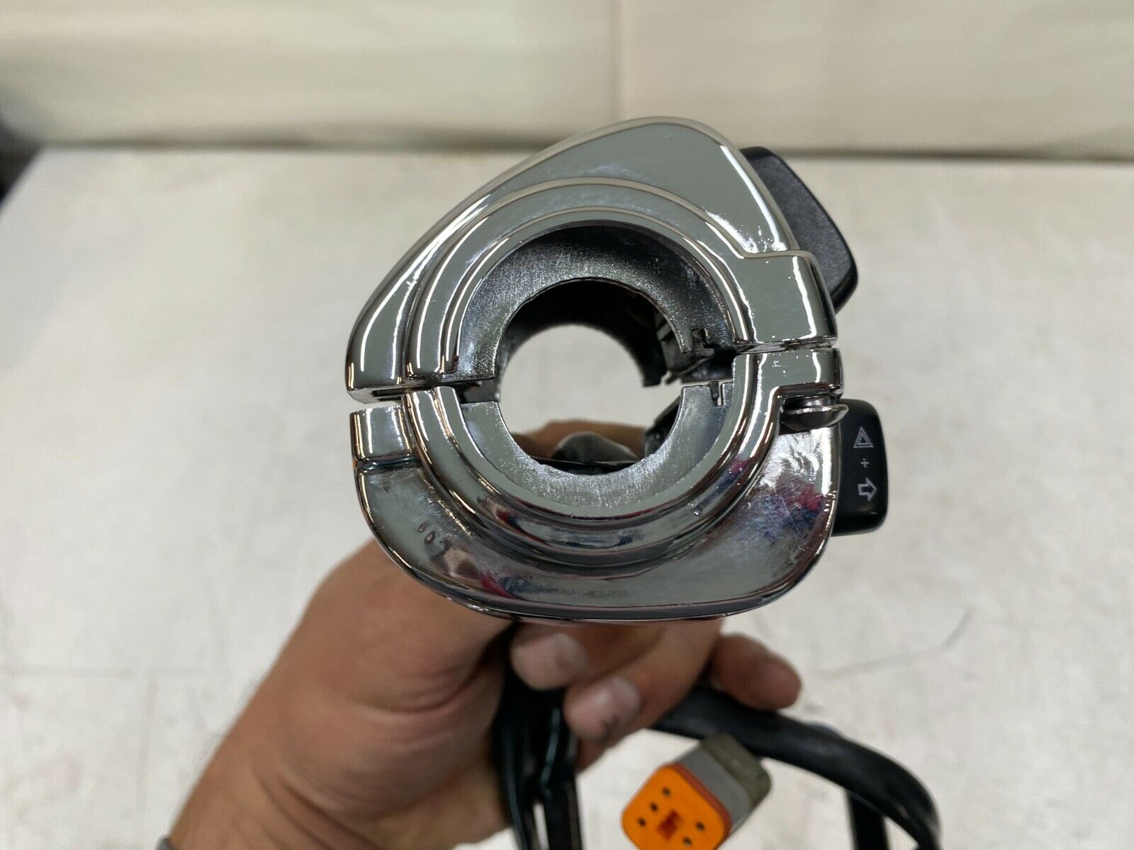 2001 Harley Davidson Dyna Sportster Chrome Left Hand Switch Housing & Buttons