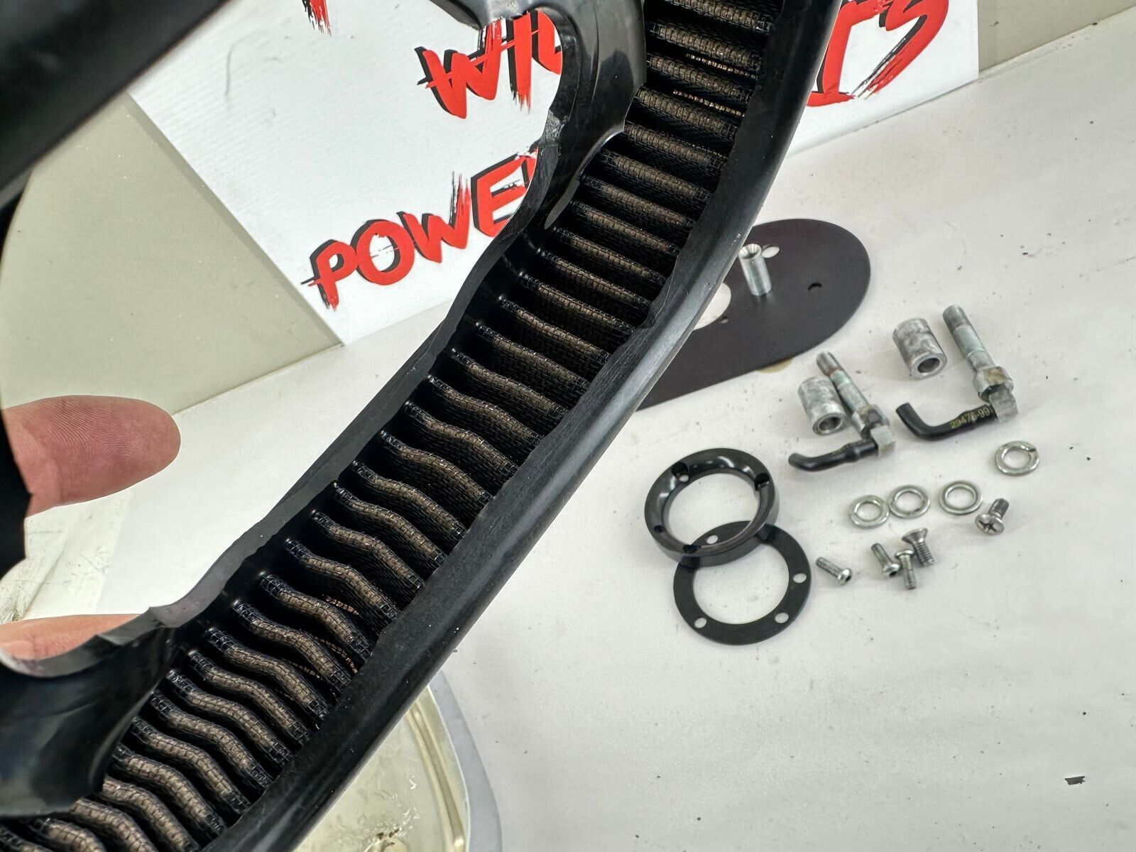 2003 Harley Davidson Sportster Air Filter + Cover + Backing Plate