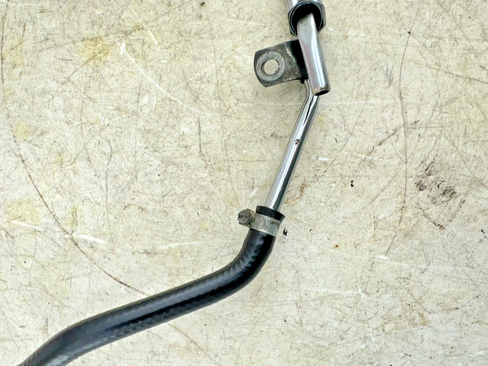 1999 HARLEY SOFTAIL OEM HD Oil Filter Housing & Chrome Hard Lines