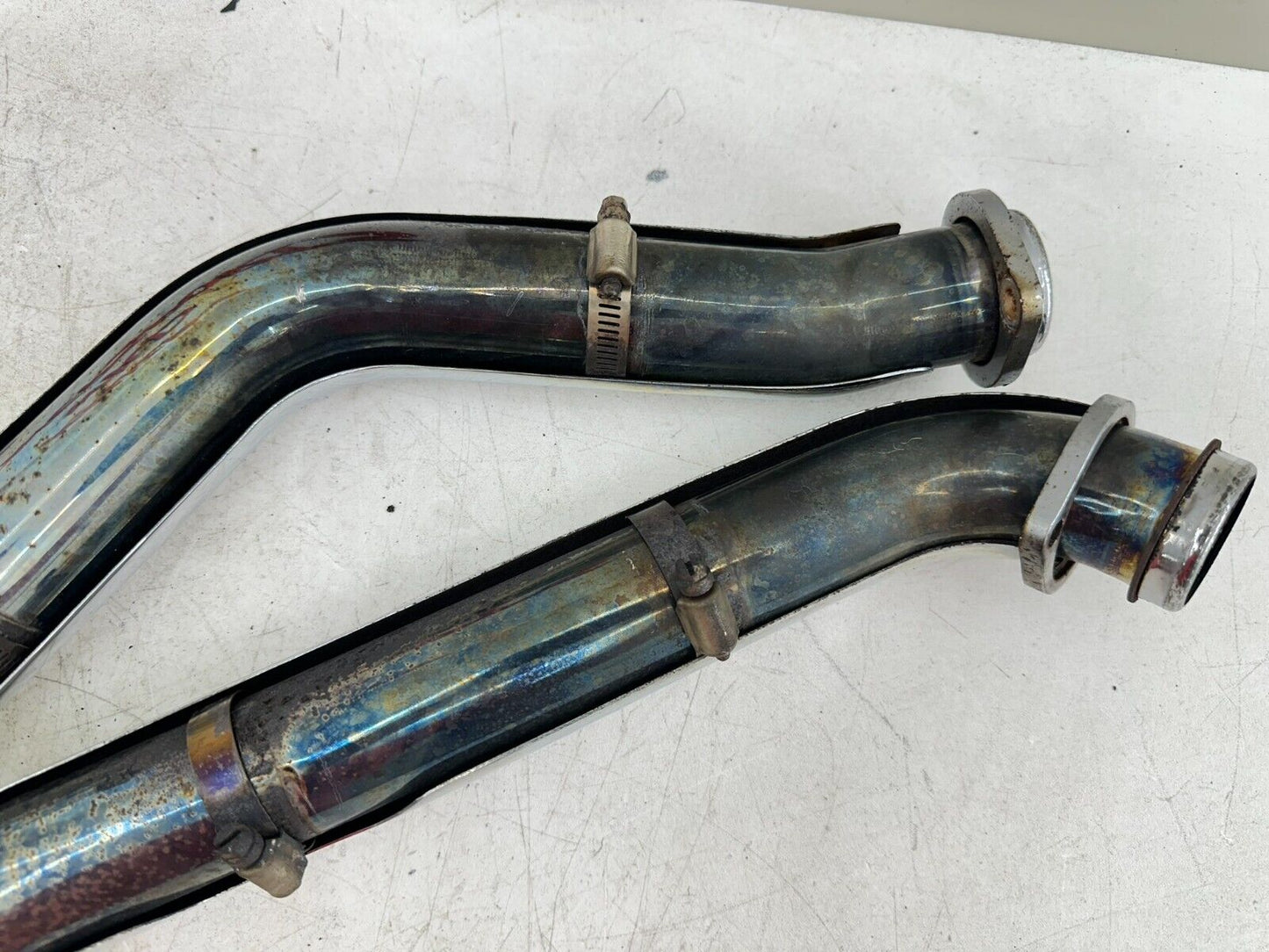 2006 HARLEY SOFTAIL DELUXE Vance + Hines Exhaust System Header Slip On Muffler