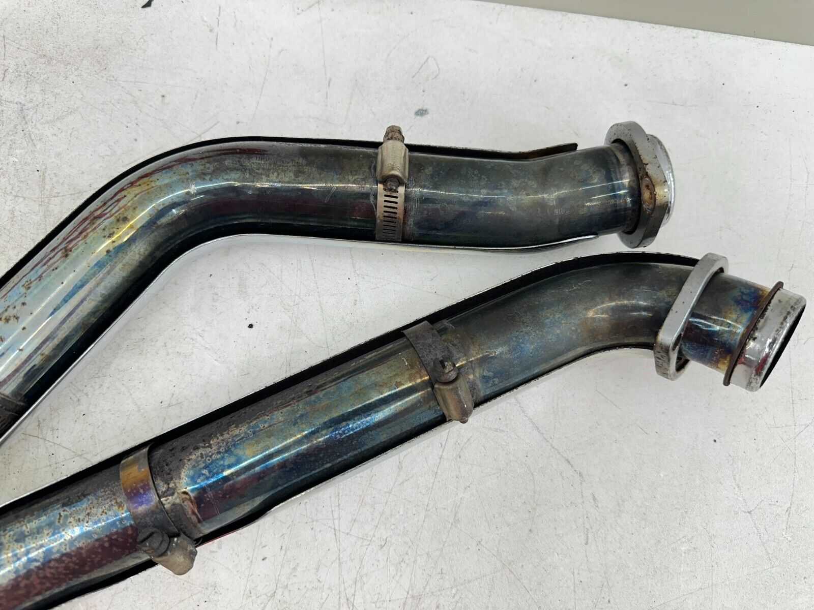 2006 HARLEY SOFTAIL DELUXE Vance + Hines Exhaust System Header Slip On Muffler