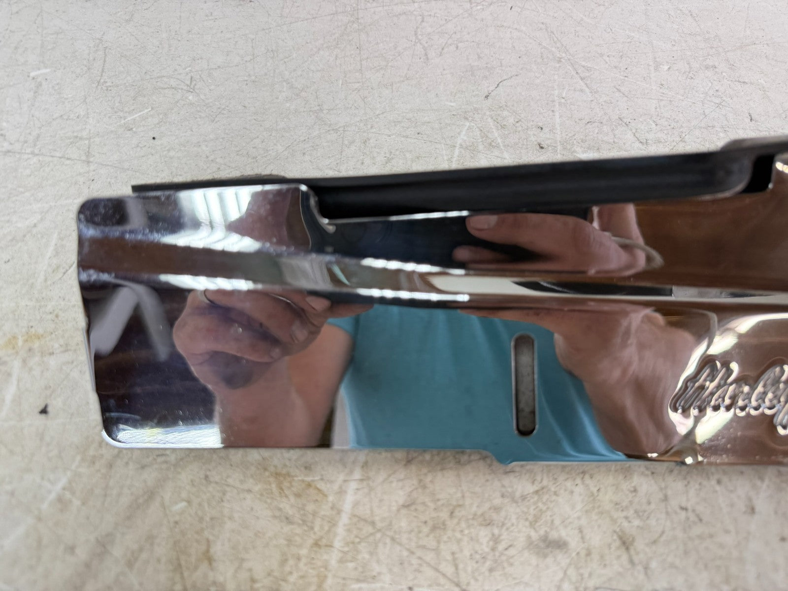2003 HARLEY DYNA WIDE GLIDE Chrome Lower Belt Cover Guard