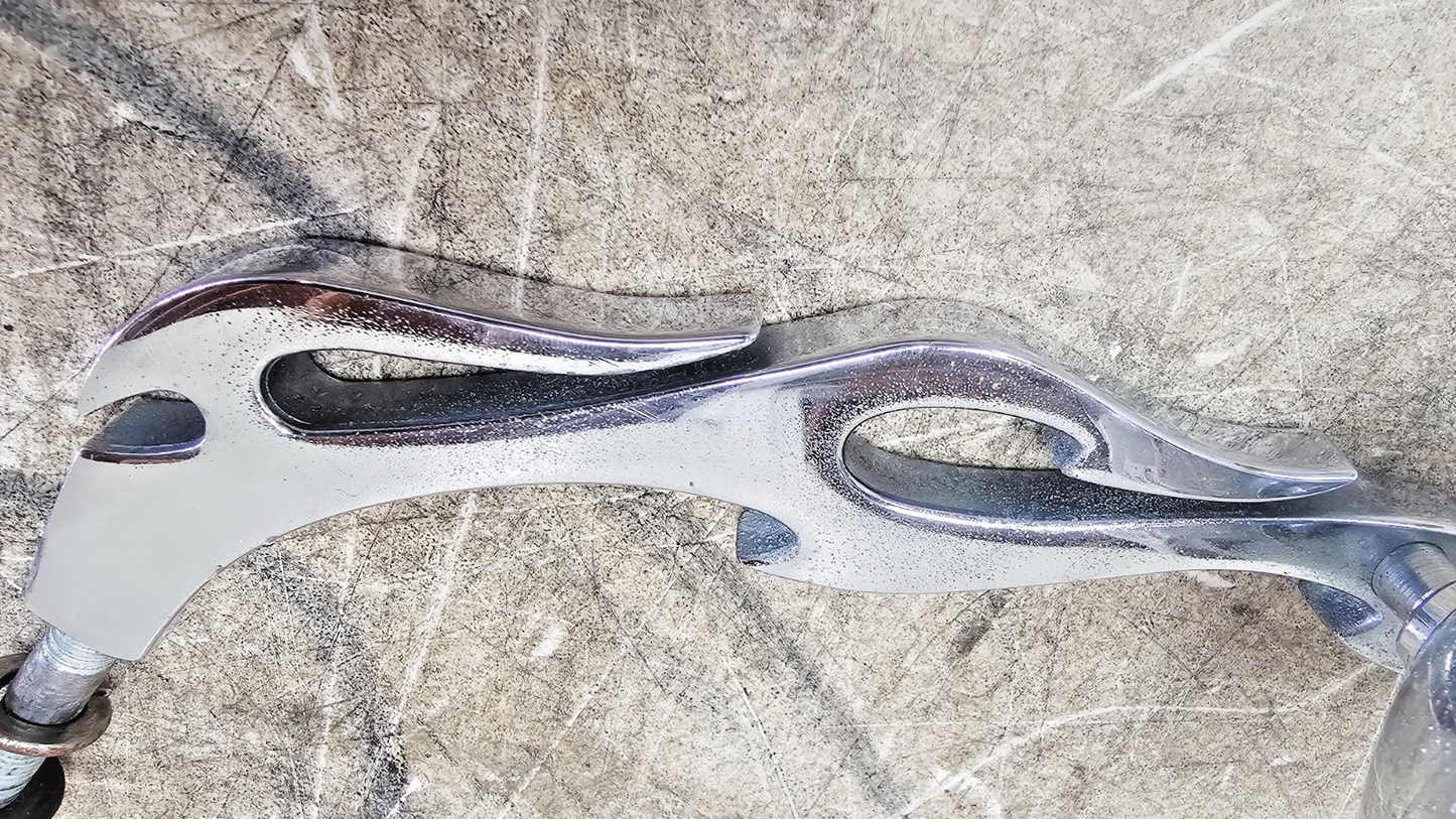 2003 HARLEY SOFTAIL DEUCE Chrome Teardrop Rearview Side Mirrors