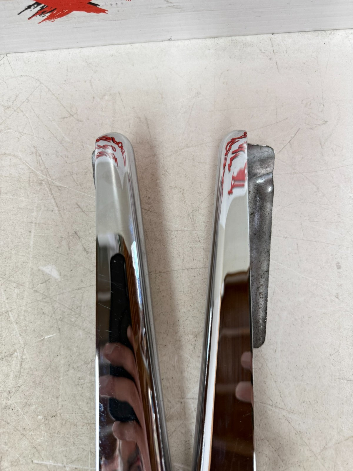 2003 HARLEY ELECTRA GLIDE Chrome Rear Strut Arm Frame Cover