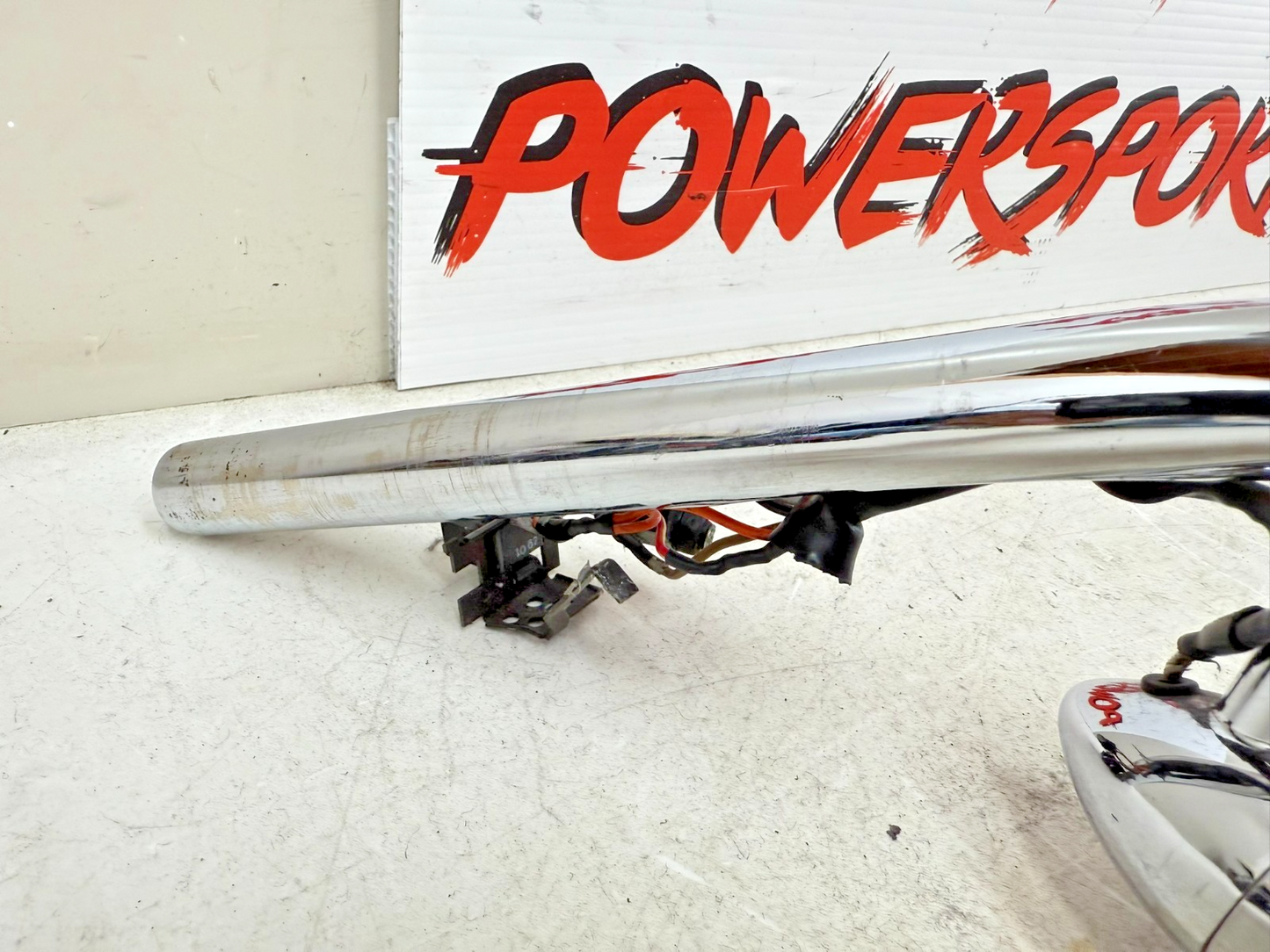 1997 HARLEY DAVIDSON SOFTAIL OEM Handlebar Handle Bars + Turn Signal Hidden Wire