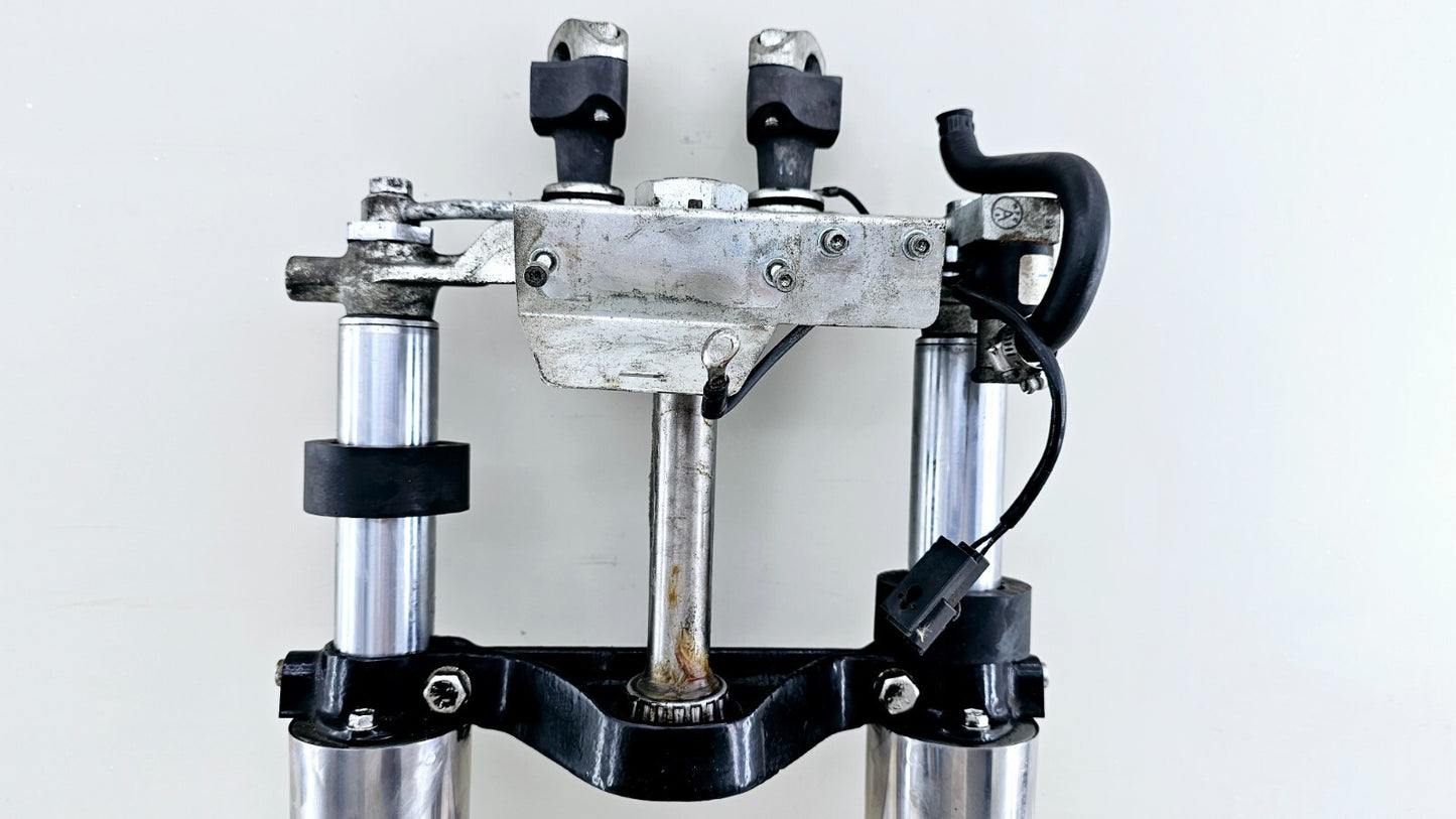 1994 HARLEY FLH ELECTRA GLIDE Forks Triple Tree Clamp Air Ride Axle OEM HD