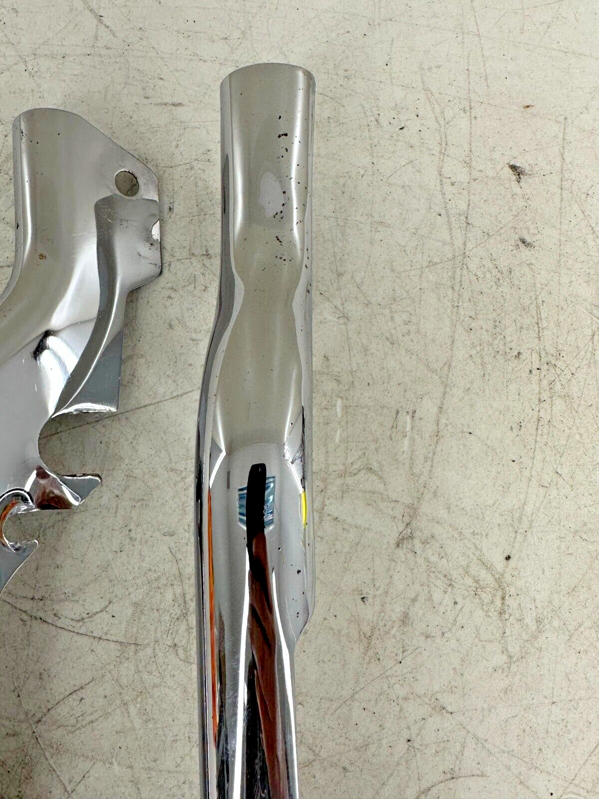 1996 HARLEY FLH ROADKING Touring Chrome Rear Frame Strut Arm Bar Covers