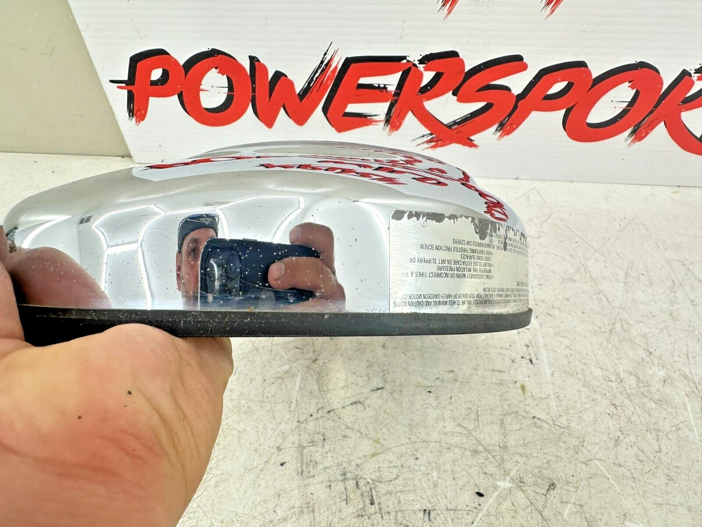 1999 HARLEY FLH ELECTRA GLIDE Air Filter Chrome Cover + Backing Plate W/Hardware