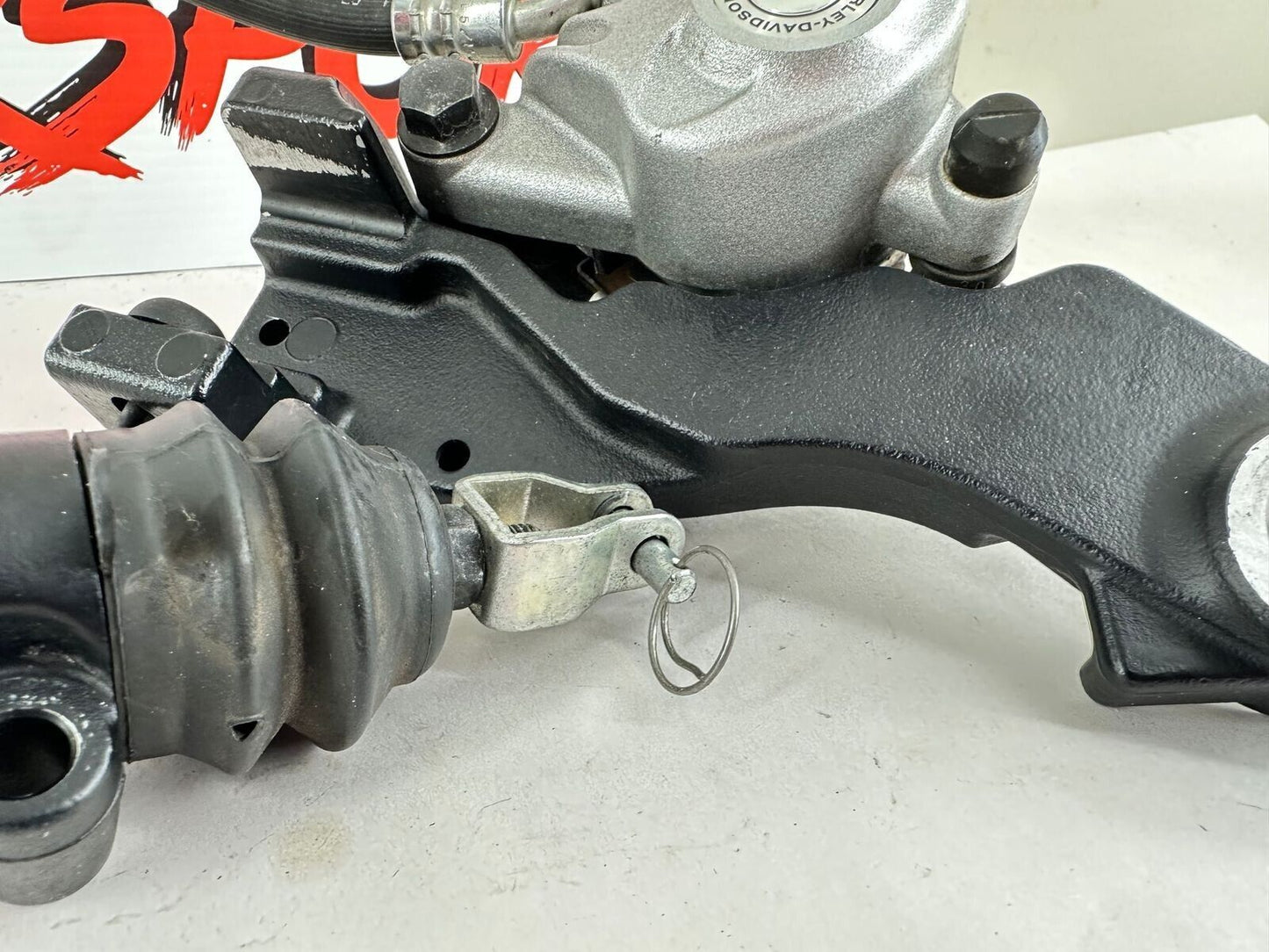 2012 HARLEY SPORTSTER CUSTOM Rear Brake Caliper + Master Cylinder