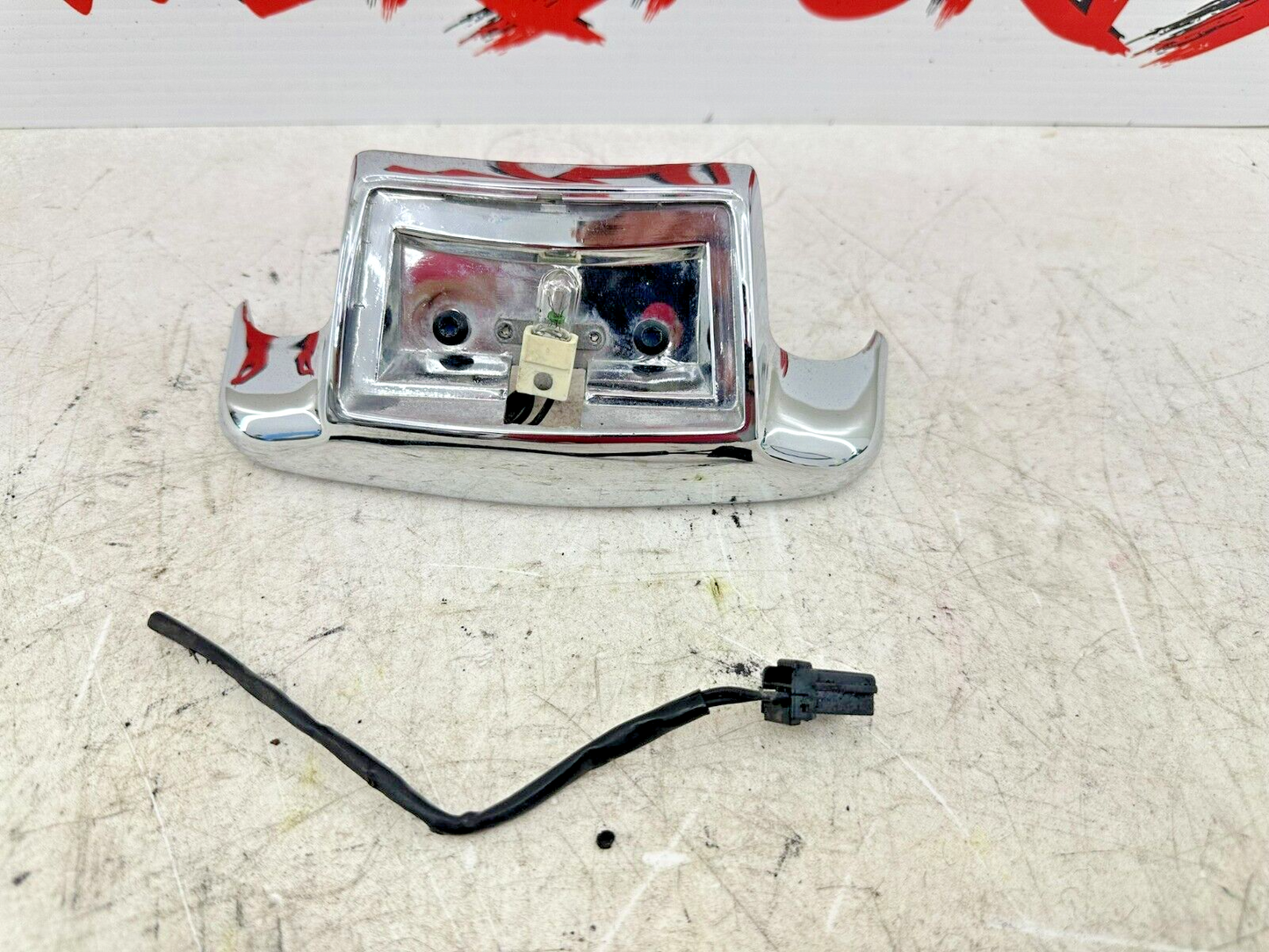 1999 HARLEY FLH ELECTRA GLIDE Chrome Rear Fender Trim With Light