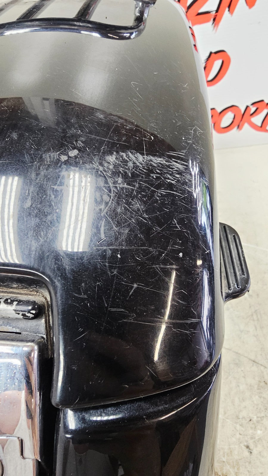 2000 HONDA VALKYRIE INTERSTATE Left Saddlebag Hard Side w/ Lid & Luggage Case