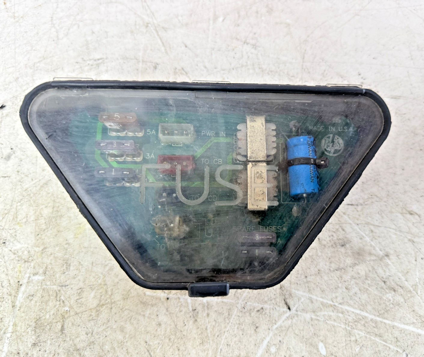 1995 HARLEY FLH ELECTRA GLIDE Fuses & Fuse Block Box Housing Panel