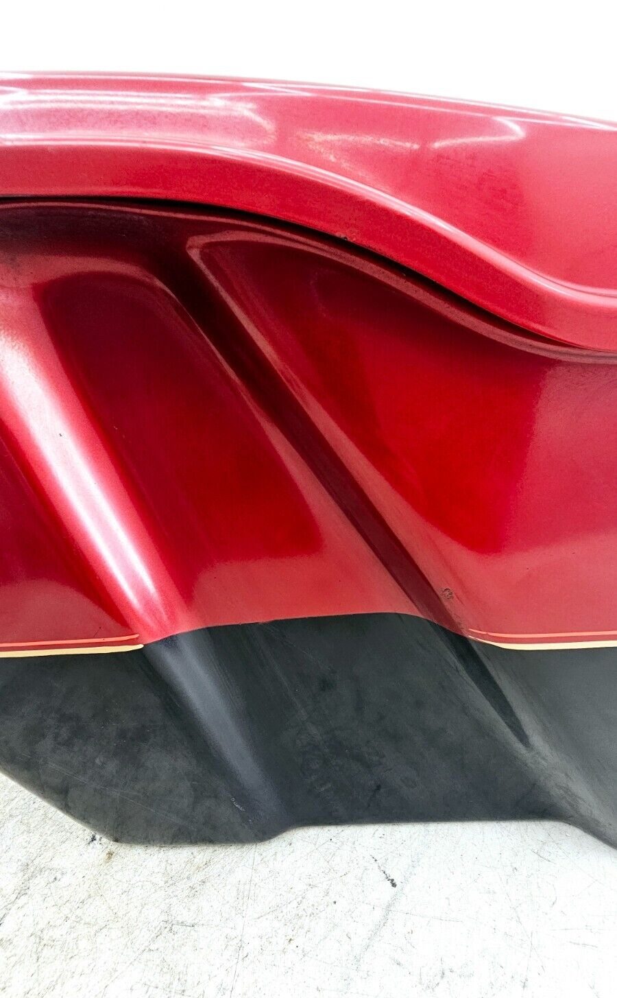 1998 HARLEY FLH ELECTRA GLIDE Right Saddlebag Housing Lid Latch OEM HD Red Black