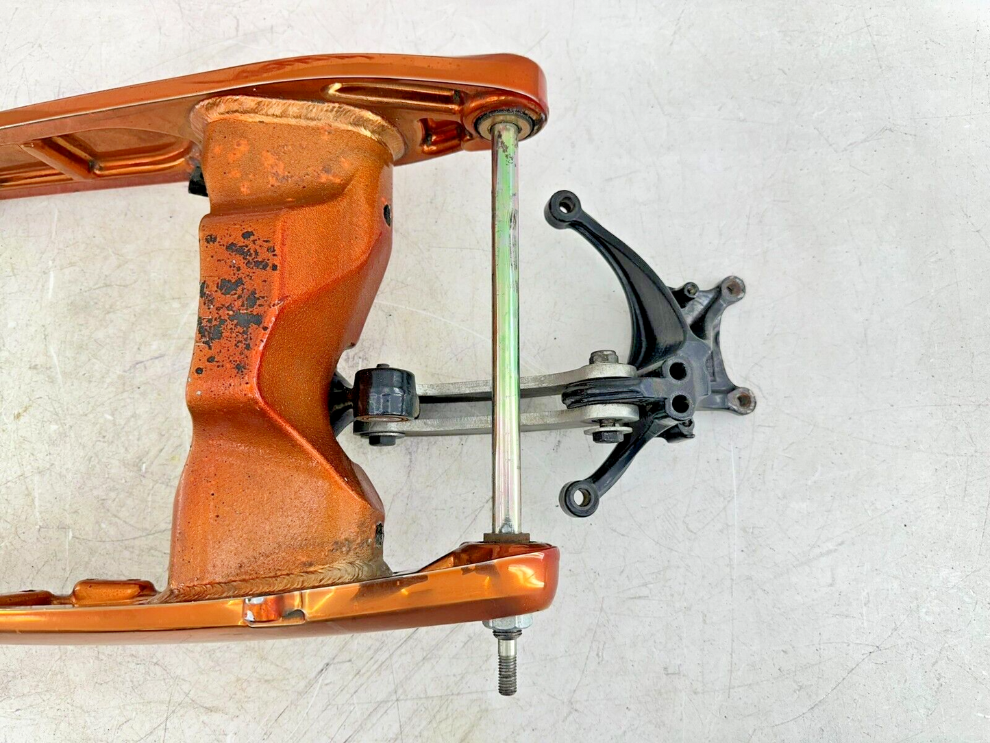 2006 Victory Kingpin Swingarm Fork + Shock Linkage Orange